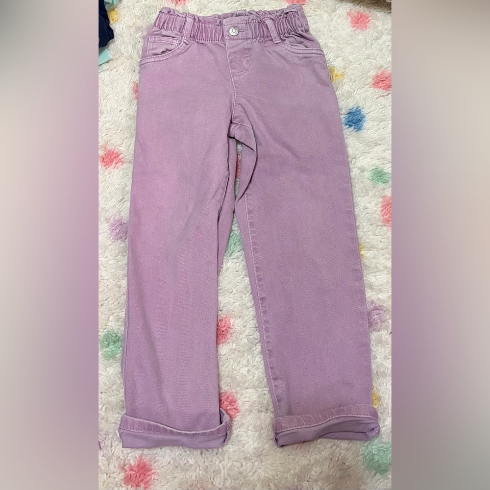 Cat & Jack Lavender Straight Leg Jeans